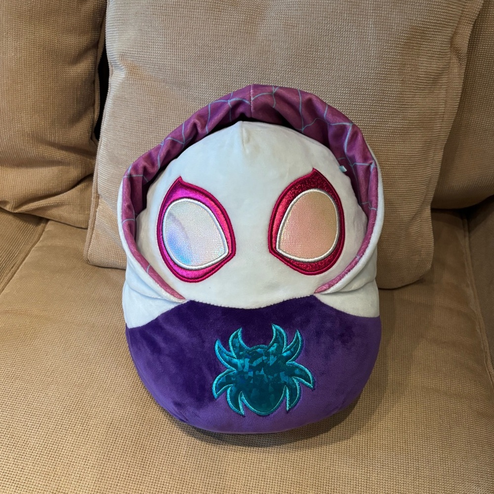 12" Squishmallows Marvel Hero Spider Gwen/Spidey Ghost Spiderman Universe Toy